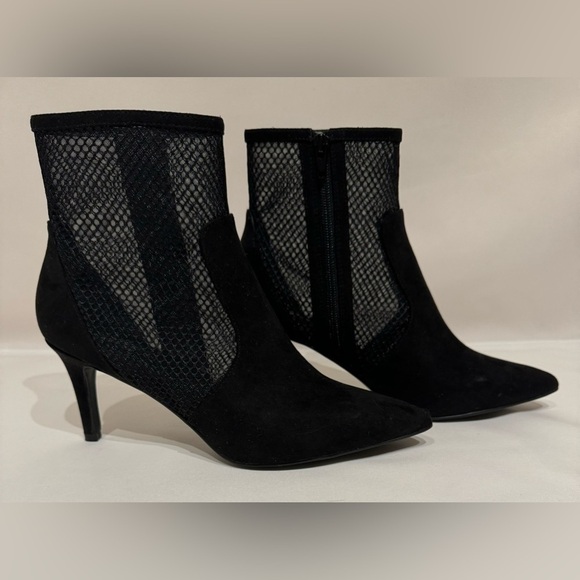 NEW Alfani Women's Jamari Black Mesh Booties Size 8M - Picture 5 of 14